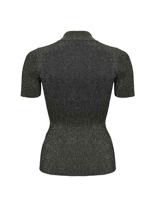 Maglia Spezie a costine in maglia lurex Grigio scuro MM Max Mara | 2526366108600003